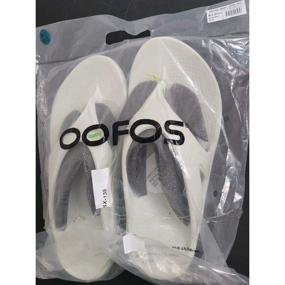 OOFOS Ooriginal Recovery Thong Sandals Cosmic Gray M13 W15 EU46 NWT Unisex main image 8